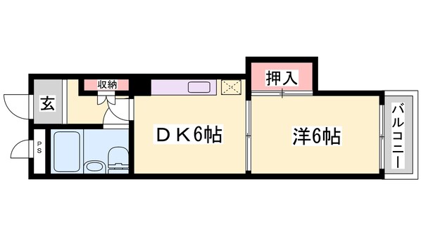 播磨高岡駅 徒歩14分 1階の物件間取画像